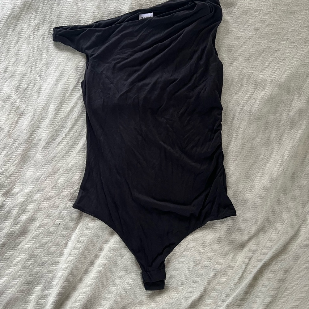 Princess Polly Black One-Shoulder Bodysuit
